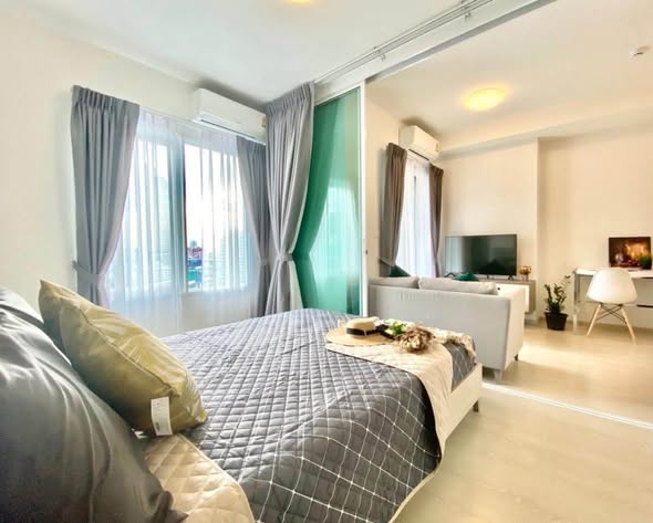 bedroom of Chapter One Eco Ratchada-HuaiKhwang