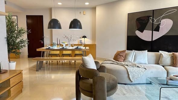 living room of Chatrium Riverside Condominium