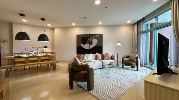 living room of Chatrium Riverside Condominium