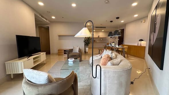 living room of Chatrium Riverside Condominium