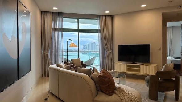 living room and bedroom and room interior of Chatrium Riverside Condominium