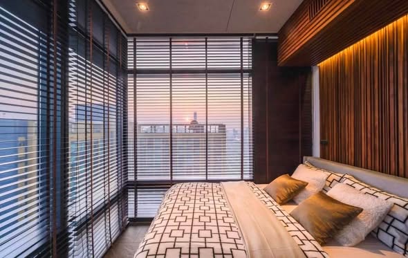 bedroom and room interior of Circle Condominium
