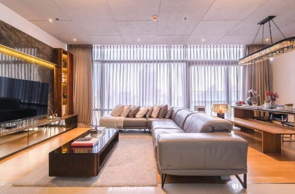 bedroom and living room of Circle Living Prototype