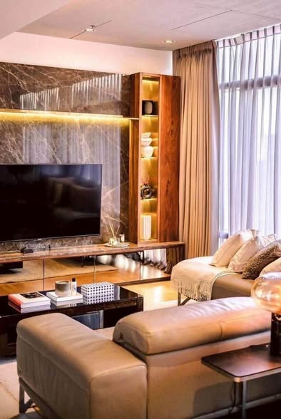 living room of Circle Living Prototype