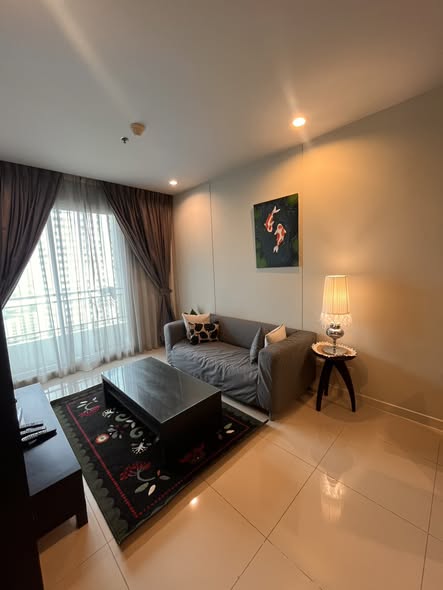 bedroom and living room of Circle S Sukhumvit 12 เซอเคิล เอส สุขุมวิท 12