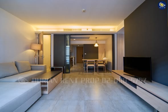 living room and bedroom of Circle S Sukhumvit 12 เซอเคิล เอส สุขุมวิท 12