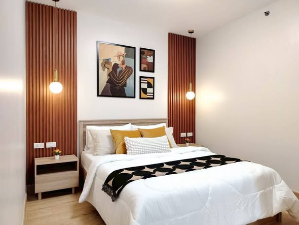 bedroom of City Home Tha Phra Intersection