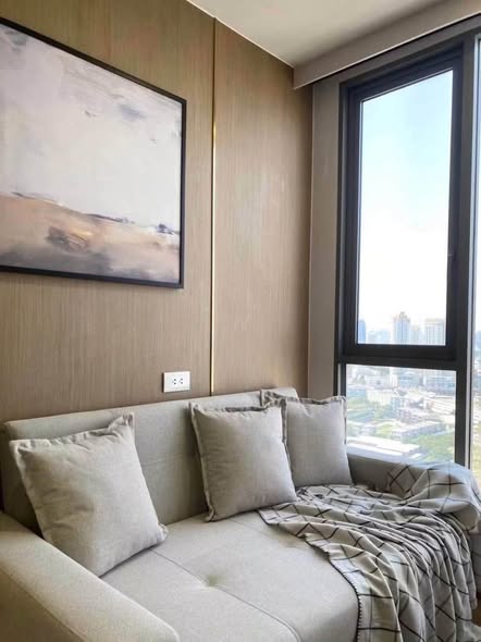 bedroom and living room of CLOUD Thonglor-Phetchaburi