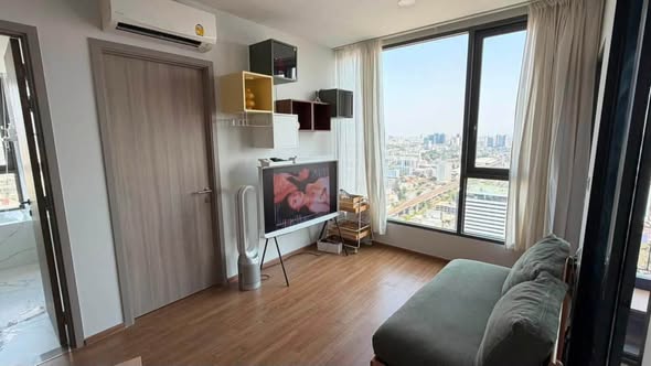 bedroom and living room of CLOUD Thonglor-Phetchaburi