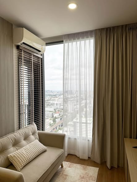 living room and bedroom of CLOUD Thonglor-Phetchaburi