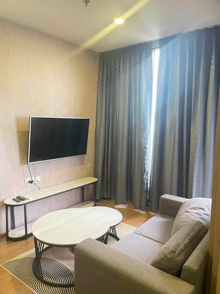 living room and bedroom of CLOUD Thonglor-Phetchaburi