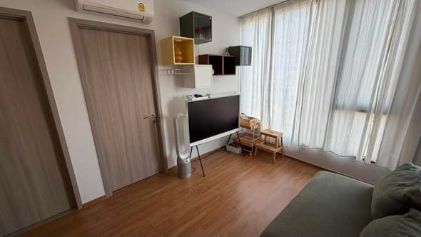 living room and bedroom of CLOUD Thonglor-Phetchaburi