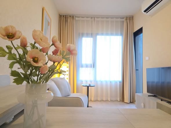 bedroom and living room of COBE Ratchada-Rama 9