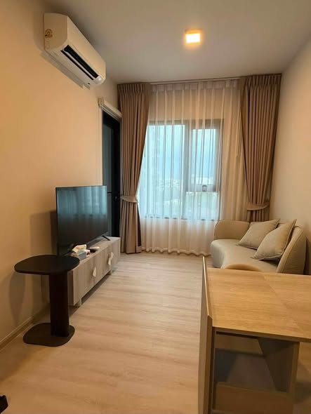 living room and bedroom of COBE Ratchada-Rama 9