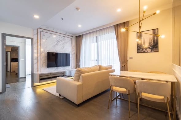 living room and room interior and kitchen of Coco Parc