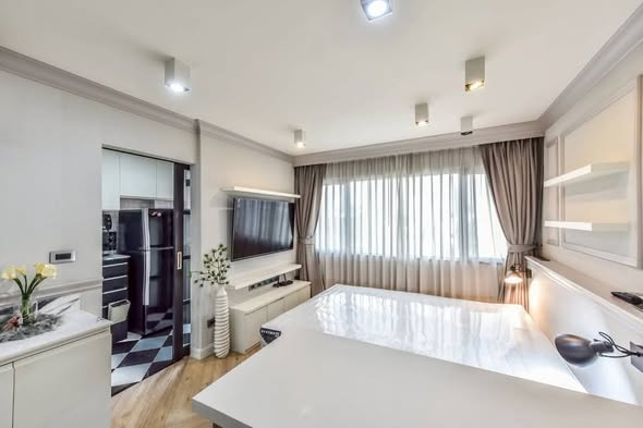 bedroom of Condo One Sathon