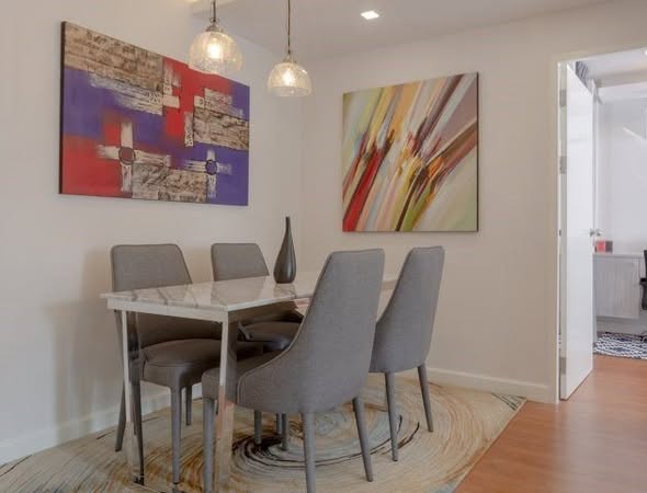 living room and room interior of Condo One X