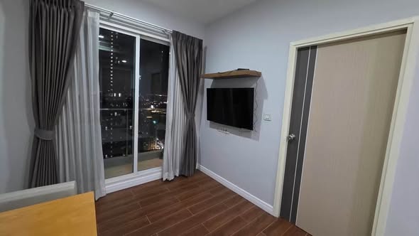 bedroom and room interior of Condolette ize Ratchathewi