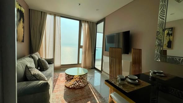 living room of Copacabana Beach Jomtien
