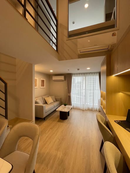 bedroom and living room of Culture Chula คัลเจอร์ จุฬา