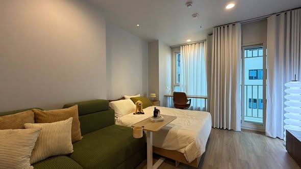 bedroom and living room of Culture Thonglor