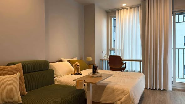 bedroom and living room of Culture Thonglor