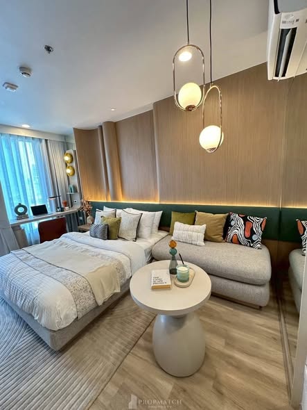 living room and bedroom of Culture Thonglor