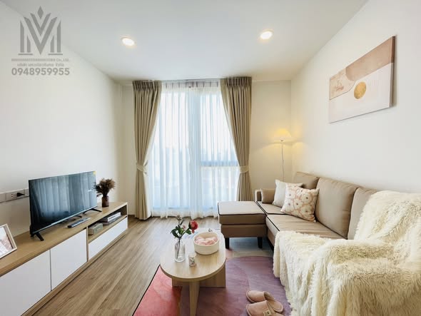 bedroom and living room of Cybiq รัชดา 32