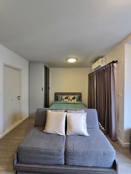 bedroom of D Condo Rattanathibet