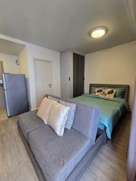 bedroom of D Condo Rattanathibet