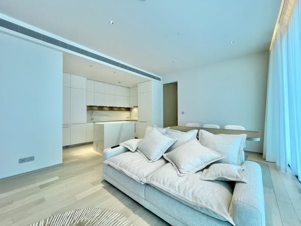 bedroom and living room of EI8HTEEN SEVEN