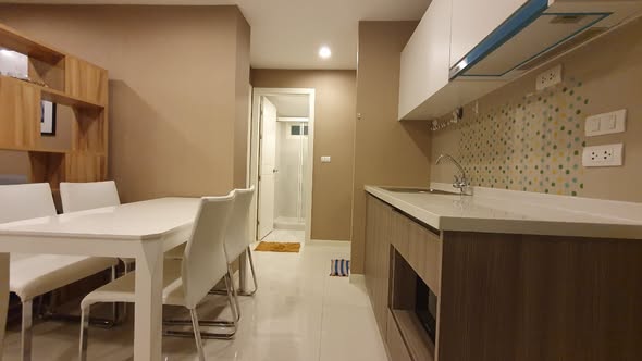 kitchen of ELEMENTS SRINAGARINDRA CONDO