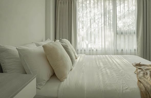 bedroom of Escent Park Ville Chiangmai
