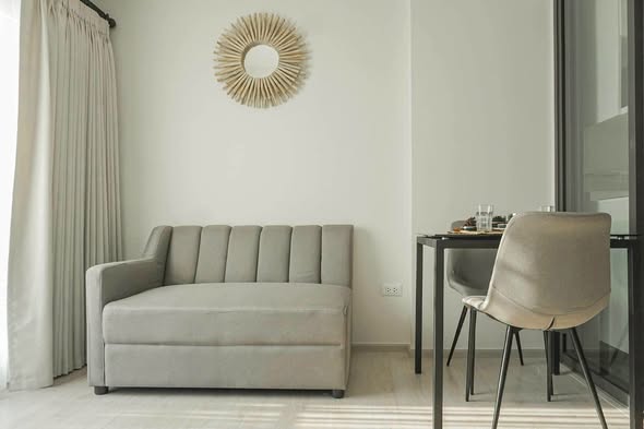 living room and room interior of Escent Park Ville Chiangmai