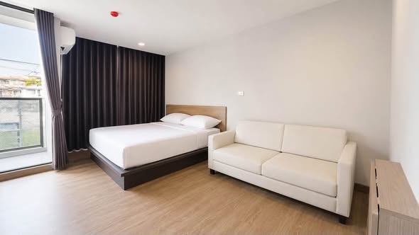 bedroom of FLEXI Sathon-Charoen Nakhon