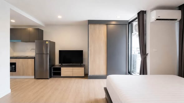 bedroom of FLEXI Sathon-Charoen Nakhon