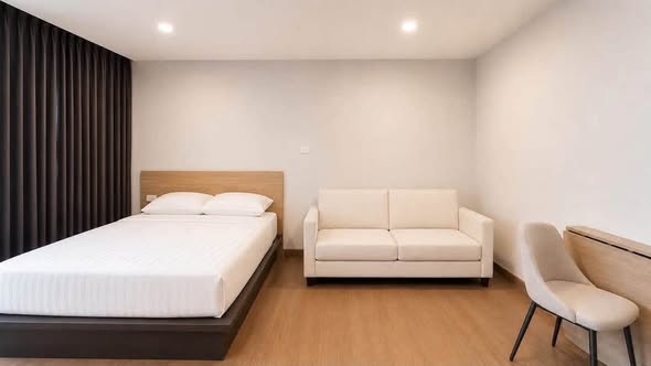 bedroom of FLEXI Sathon-Charoen Nakhon