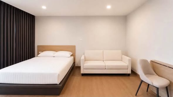 bedroom of FLEXI Sathon-Charoen Nakhon