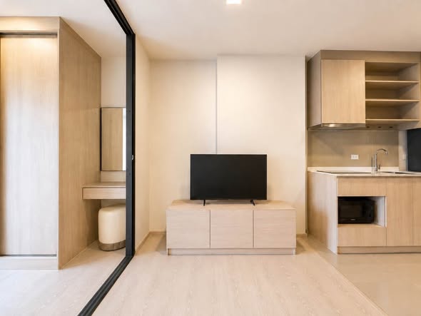 bedroom and room interior of FLO by Sansiri