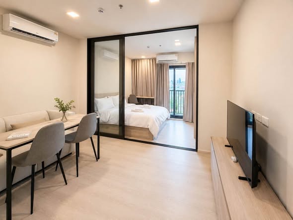 bedroom and room interior of FLO by Sansiri