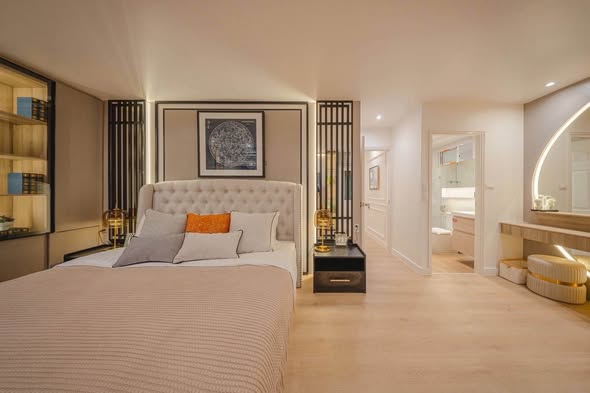 bedroom of Fortune CondoTown