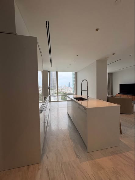 room interior and kitchen of Four Seasons Private Residences
