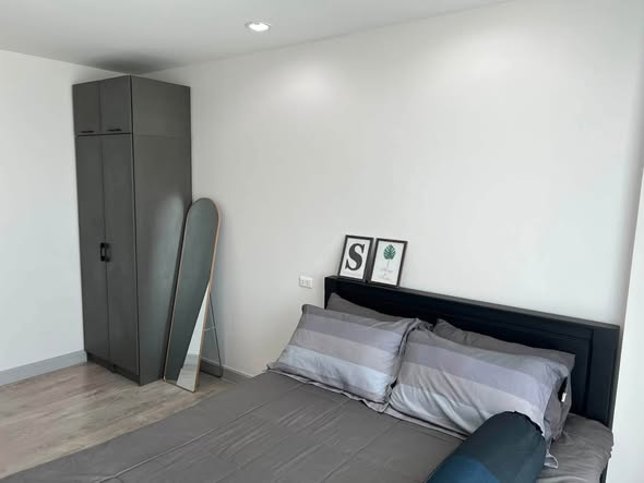 bedroom and room interior of G HAUS Condominium Santikham 4