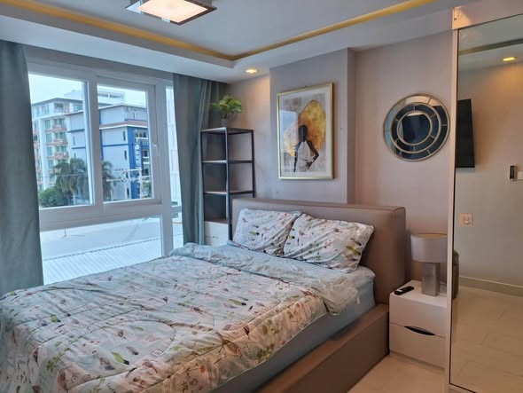 bedroom of Grand Avenue Residence condominium Pattaya