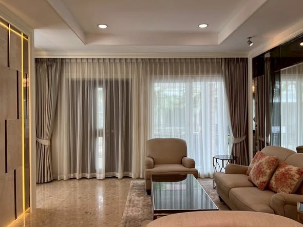 living room and bedroom and room interior of Grand Bangkok Boulevard Phetkasem
