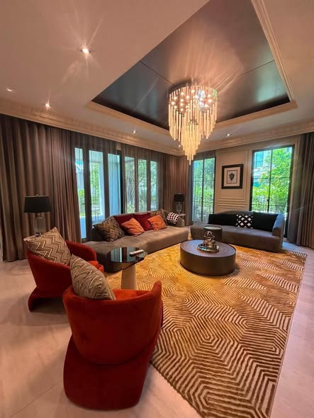 living room of แกรนด์ บางกอก บูเลอวาร์ด ปิ่นเกล้า-กาญจนาฯ (Grand Bangkok Boulevard Pinklao – Kanchana)