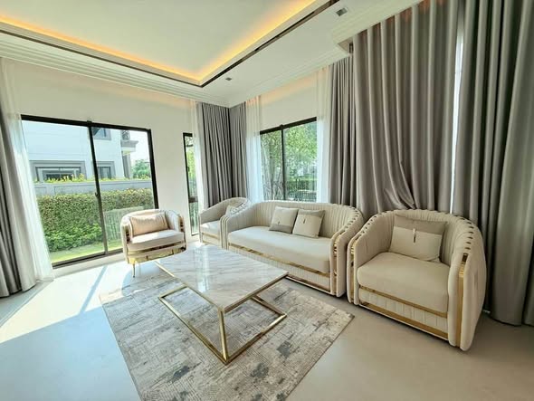bedroom and living room of Grand Bangkok Boulevard Rama9-Krungthepkritha