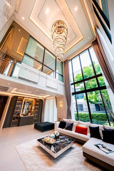 living room of Grand Bangkok Boulevard Rama9-Krungthepkritha