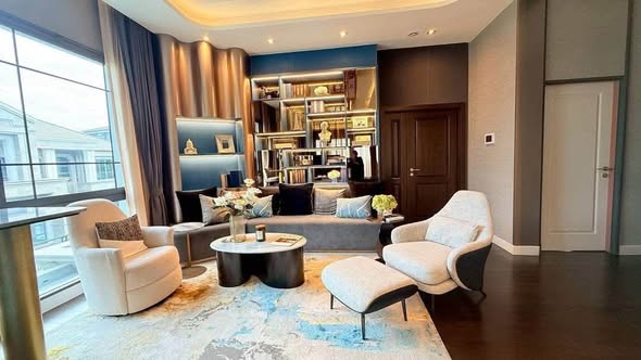 living room of Grand Bangkok Boulevard Sukhumvit – Srinakarin