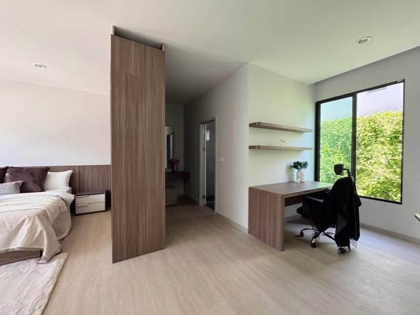 bedroom and room interior of Gravitia Rama 2-Thakham กราวิเทีย พระราม2-ท่าข้าม